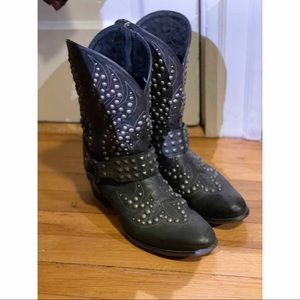Ariat Epic Studded Cowboy Boots - Leather (For Women)